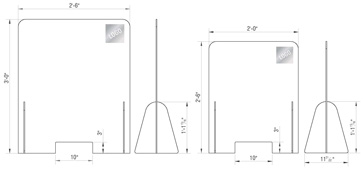 Custom Sneeze Guard Barrier